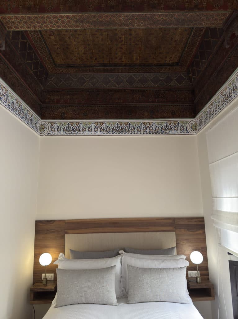 Les chambres de l'hôtel L'écrin à Marrakech