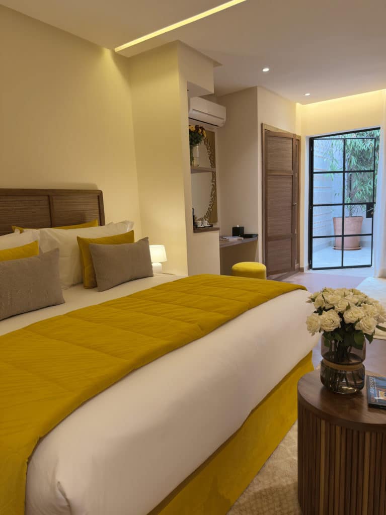 Les chambres de l'hôtel L'écrin à Marrakech