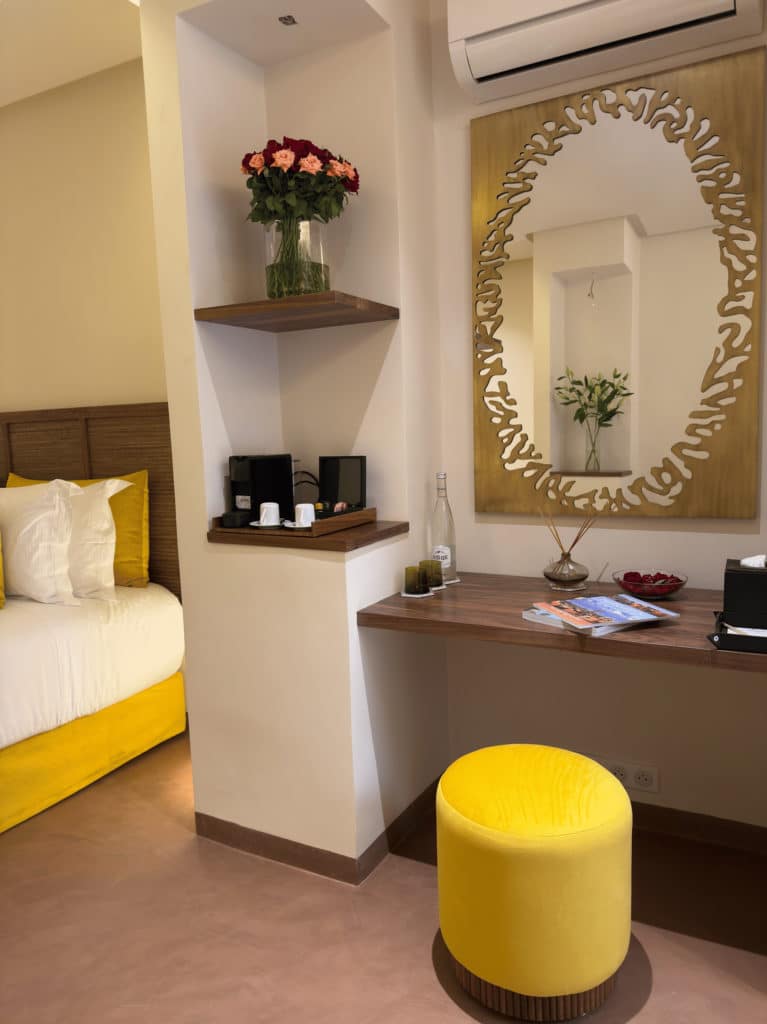 Les chambres de l'hôtel L'écrin à Marrakech