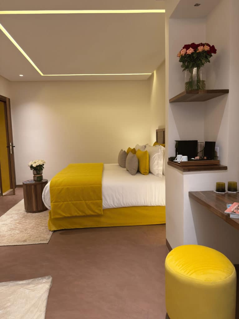 Les chambres de l'hôtel L'écrin à Marrakech