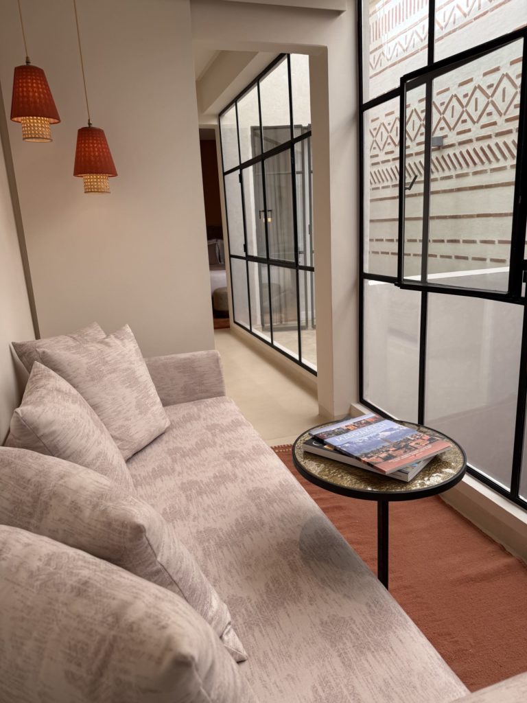 Les chambres de l'hôtel L'écrin à Marrakech