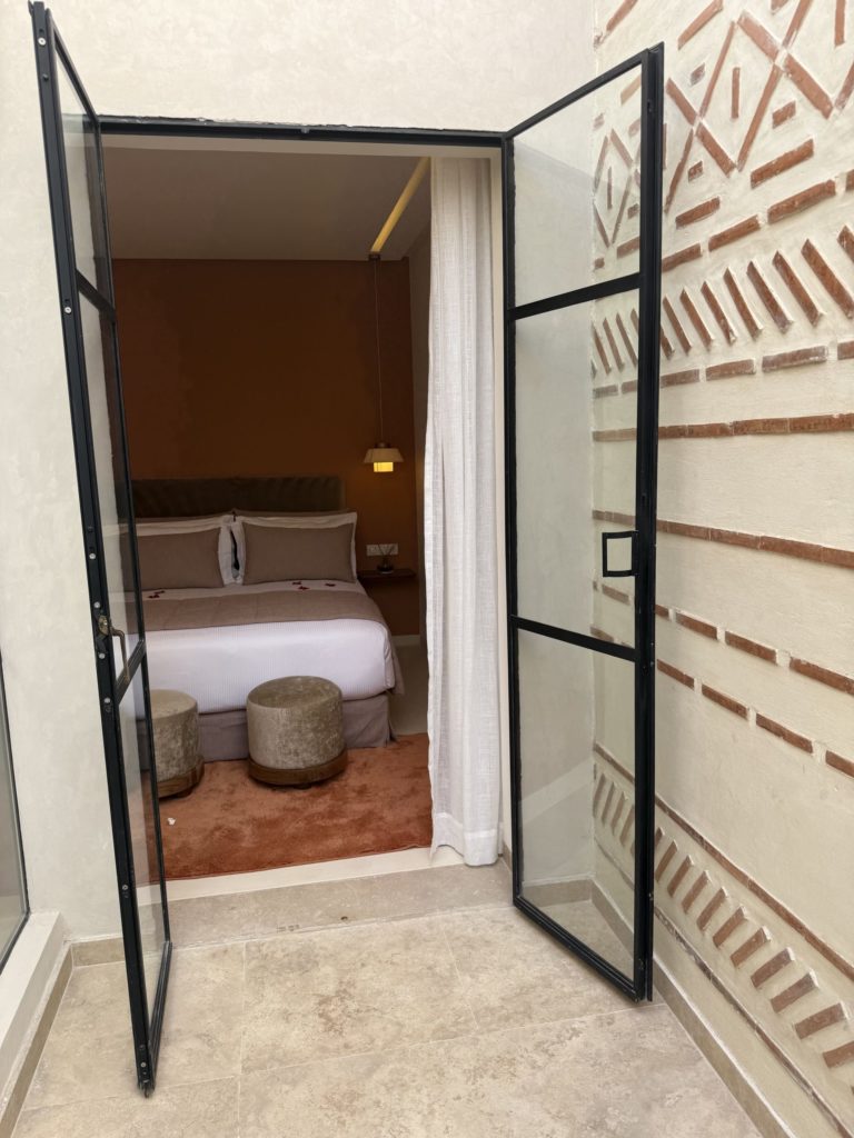 Les chambres de l'hôtel L'écrin à Marrakech