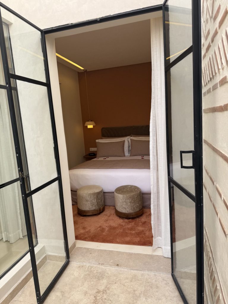 Les chambres de l'hôtel L'écrin à Marrakech